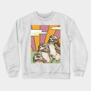 Three Little Owls Crewneck Sweatshirt